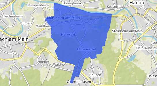 Bodenrichtwertkarte Mühlheim am Main